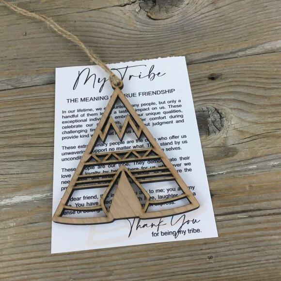 My Tribe The Meaning of True Friendship Story Card Ornament - Picture 3 of 10